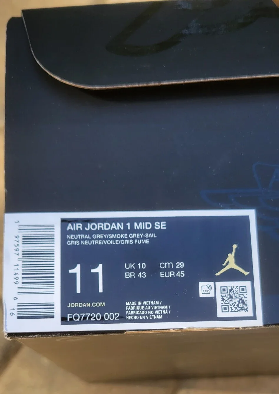 Air Jordan 1 Mid SE 'Neutral Grey Sail'